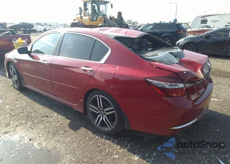 2016 Honda Accord Sport из США, поврежденный, VIN 1HGCR2F5XGA148521